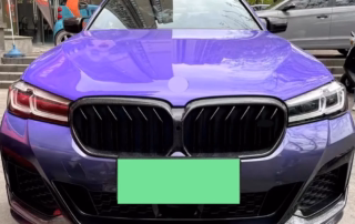 Carbonfaser Frontstoßstange Kinnlippe mit Seitensplitter Schürze für BMW G30 G31 520 530 540 M550 M Spor