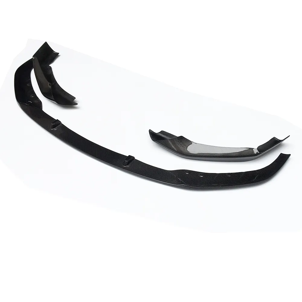 Carbon Fiber Front Bumper Chin Lip With Side Splitter Apron for BMW G30 G31 520 530 540 M550 M Spor