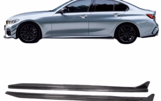 Carbon Fiber Seitenschweller Body Kit für BMW 3er G20 G28 Auto Seitenschweller Verlängerung