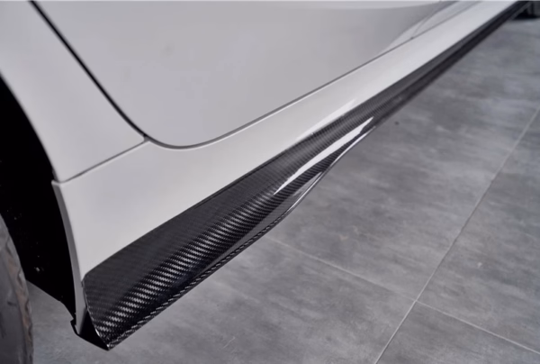 Carbon Fiber Seitenschweller Body Kit für BMW 3er G20 G28 Auto Seitenschweller Verlängerung
