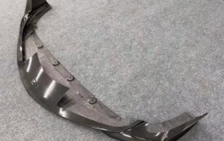 Vendita calda labbro anteriore secco in carbonio gonne laterali spoiler diffusore posteriore per Supra A90