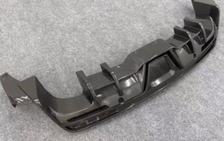 Vendita calda labbro anteriore secco in carbonio gonne laterali spoiler diffusore posteriore per Supra A90