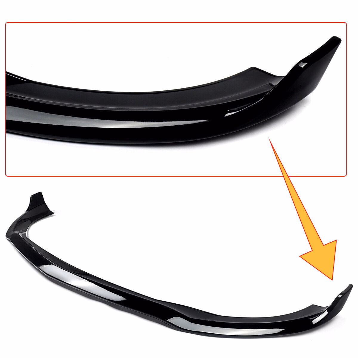 For Mercedes S-Class W223 Gloss Black Front Splitter Lip Rear Diffuser Body Kits