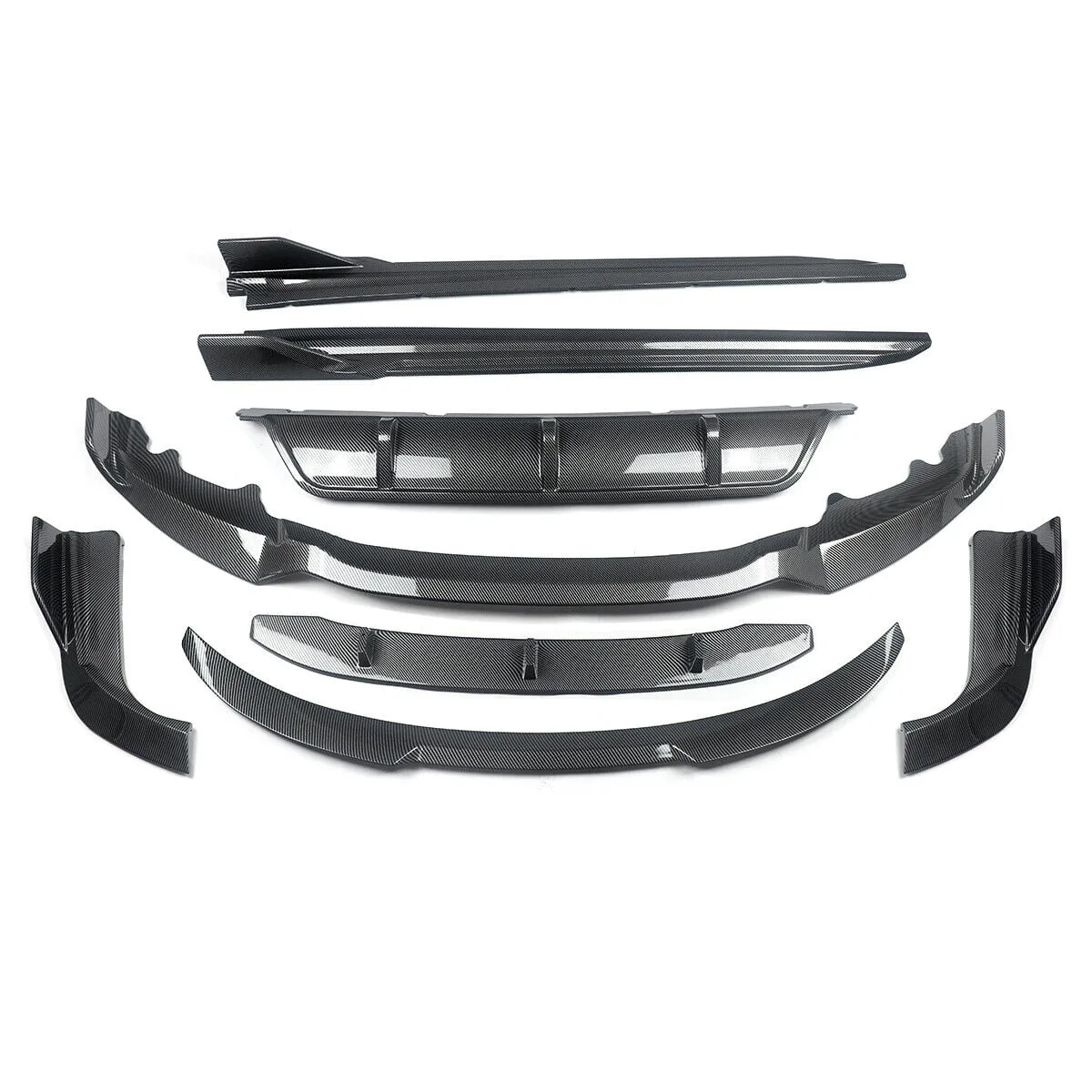 Front Splitter Rear Diffuser Spoiler Side Skirts Body Kit For BMW X6 F16