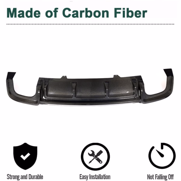 Supplier Carbon Fiber Car Body kits Rear Bumper Lip Spoiler for For Audi S5 A5 B9