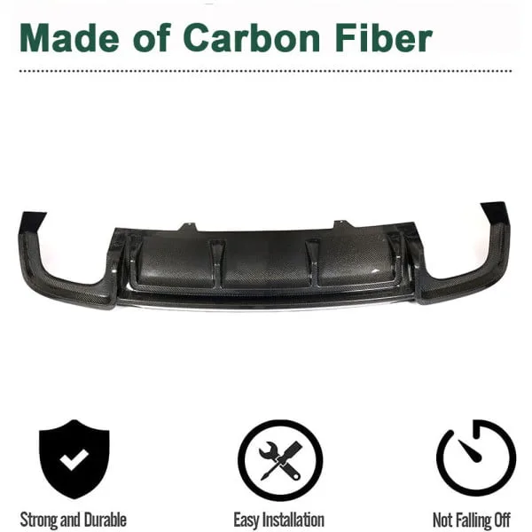 Supplier Carbon Fiber Car Body kits Rear Bumper Lip Spoiler for For Audi S5 A5 B9