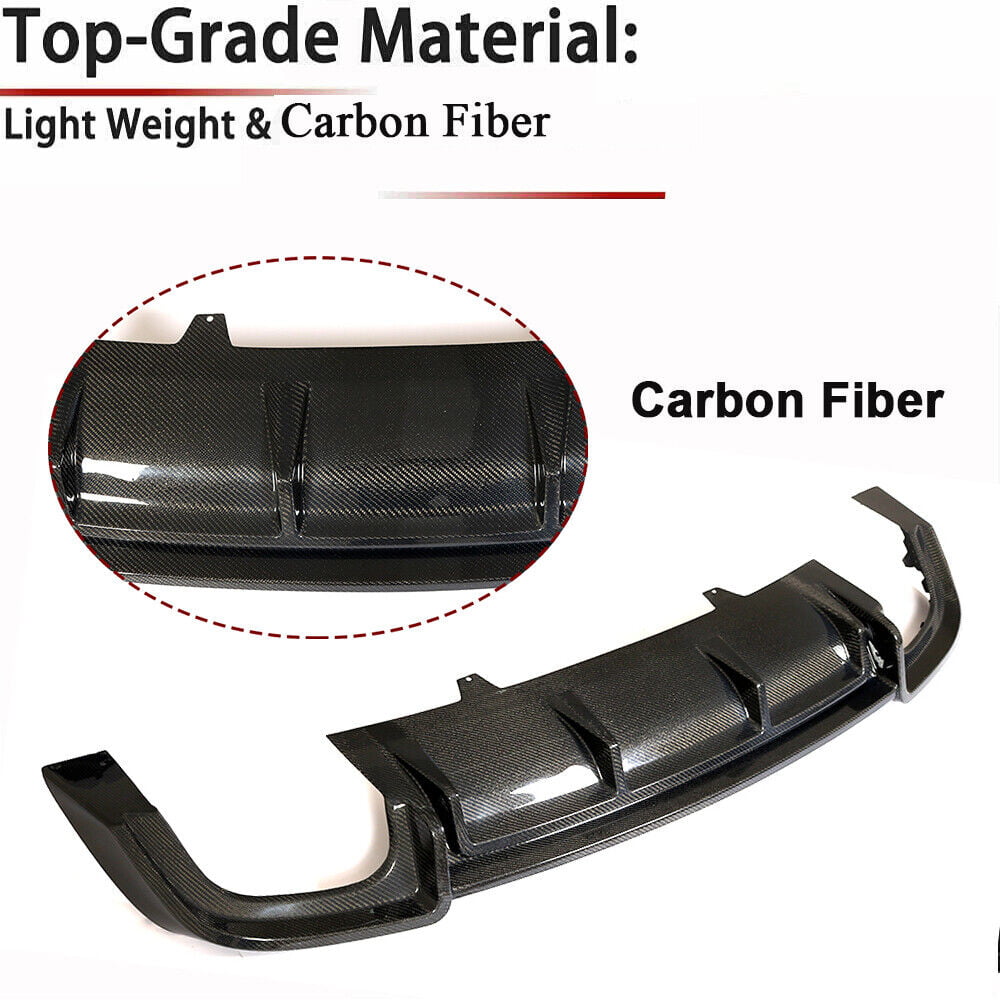 Supplier Carbon Fiber Car Body kits Rear Bumper Lip Spoiler for For Audi S5 A5 B9