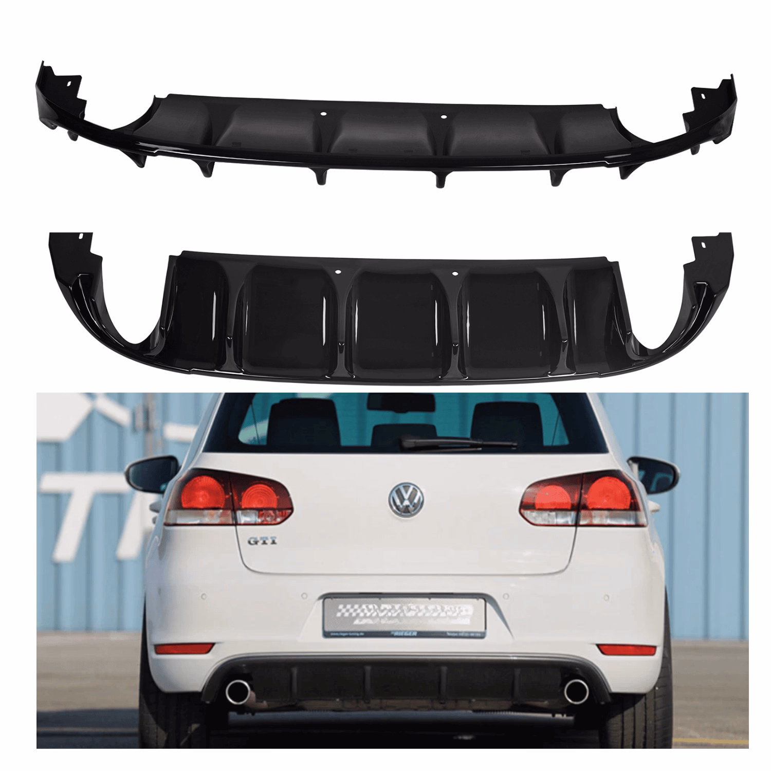 Wholesale VW MK6 GTI Front Lip Spoiler for Auto Shops