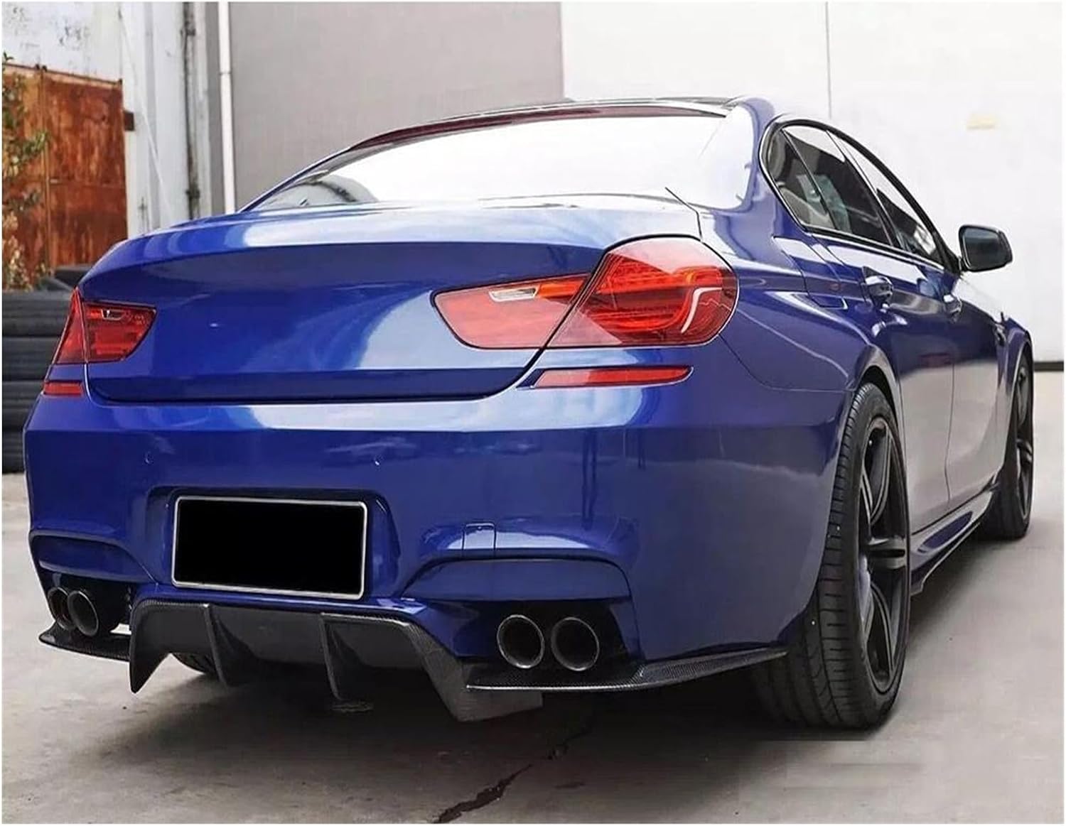 BMW M6 F06 F12 F13 Kit becquet avant et arrière en fibre de carbone